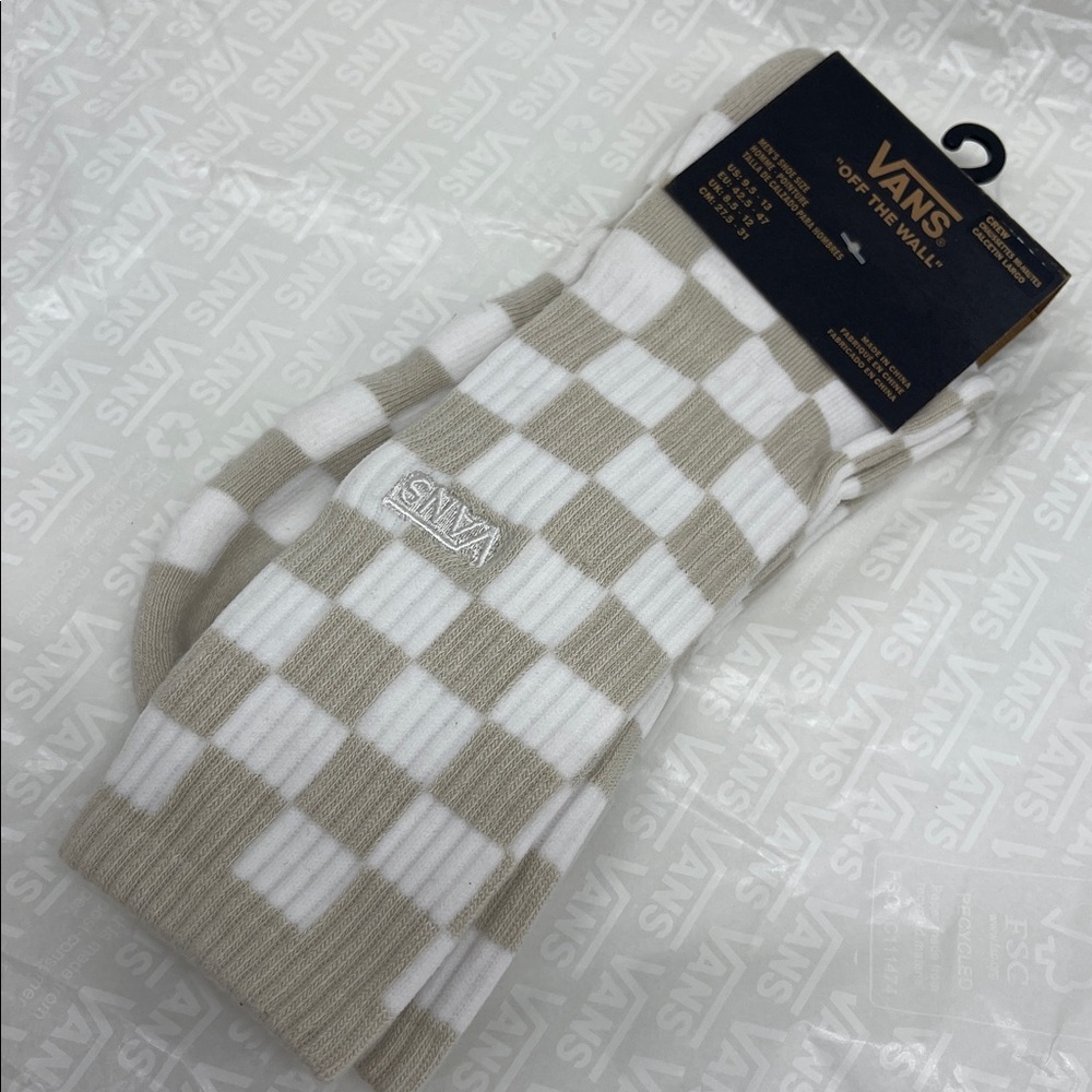 VANS "Off The Wall" Crew socks Checkerboard 
Vans socks (1 pair) - Picture 15 of 16